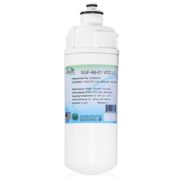 SGF-96-01 VOC-L-S Replacement water filter for Everpure EV9634-26